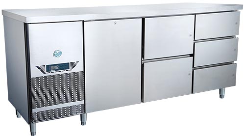 1/1 GN Counter Refrigerator